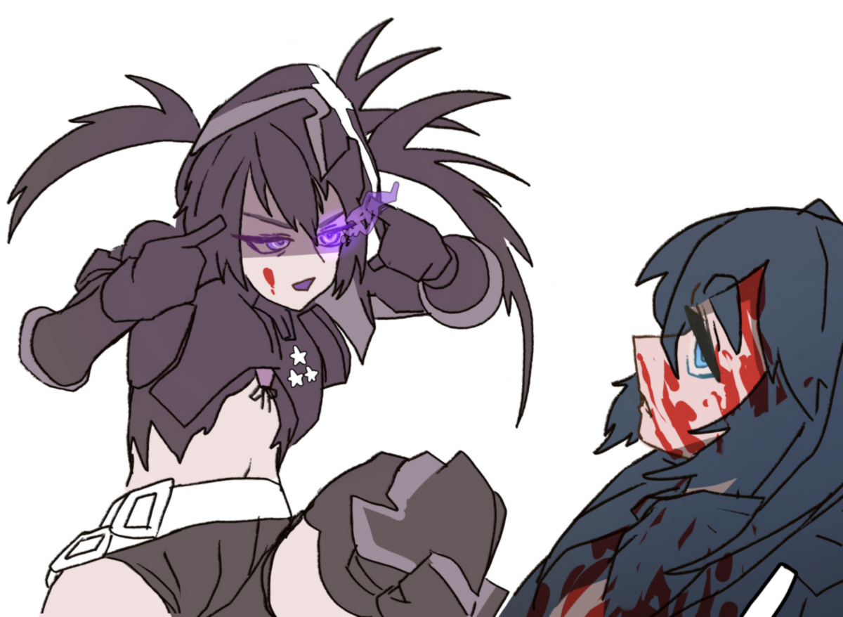 thiccborb's tweet photo. ブラック★ロックシューターで一番抜けるシーン https://t.co/9NmNTDetie