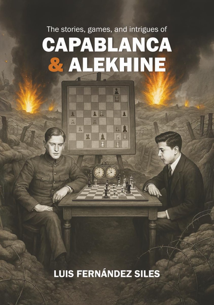 ilan_ruby's tweet photo. Congratulations to our friend @capakhine on the shortlisting for the @ecfchess Book of the Year prize of his remarkable book "The Stories, Games, and Intrigues of Capablanca &amp; Alekhine"
https://t.co/Fefj5Lc8Pn https://t.co/YWU6mJR10X
