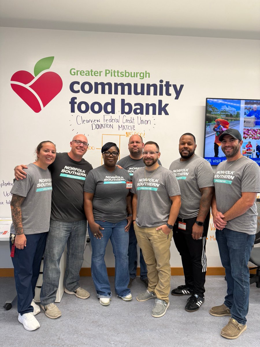 nscorp's tweet photo. As #HungerActionMonth comes to a close, Team NS is proud to share the impact we made together.
 
We joined local food banks and hunger-relief organizations to help expand food access in our communities: https://t.co/URuDA59tOc
 
• 60+ NS railroaders volunteered 162+ hours with local hunger-relief partners across Atlanta, Birmingham, Chicago, Cleveland and Pittsburgh
• Awarded 55 grants totaling $1 million+ to organizations across 19 states, helping address food insecurity in more than 600 counties
 
Fighting food insecurity is about more than awareness. It's about taking action to ensure children, families and seniors have access to the meals they need. We're proud to stand with @FeedingAmerica in this critical effort!