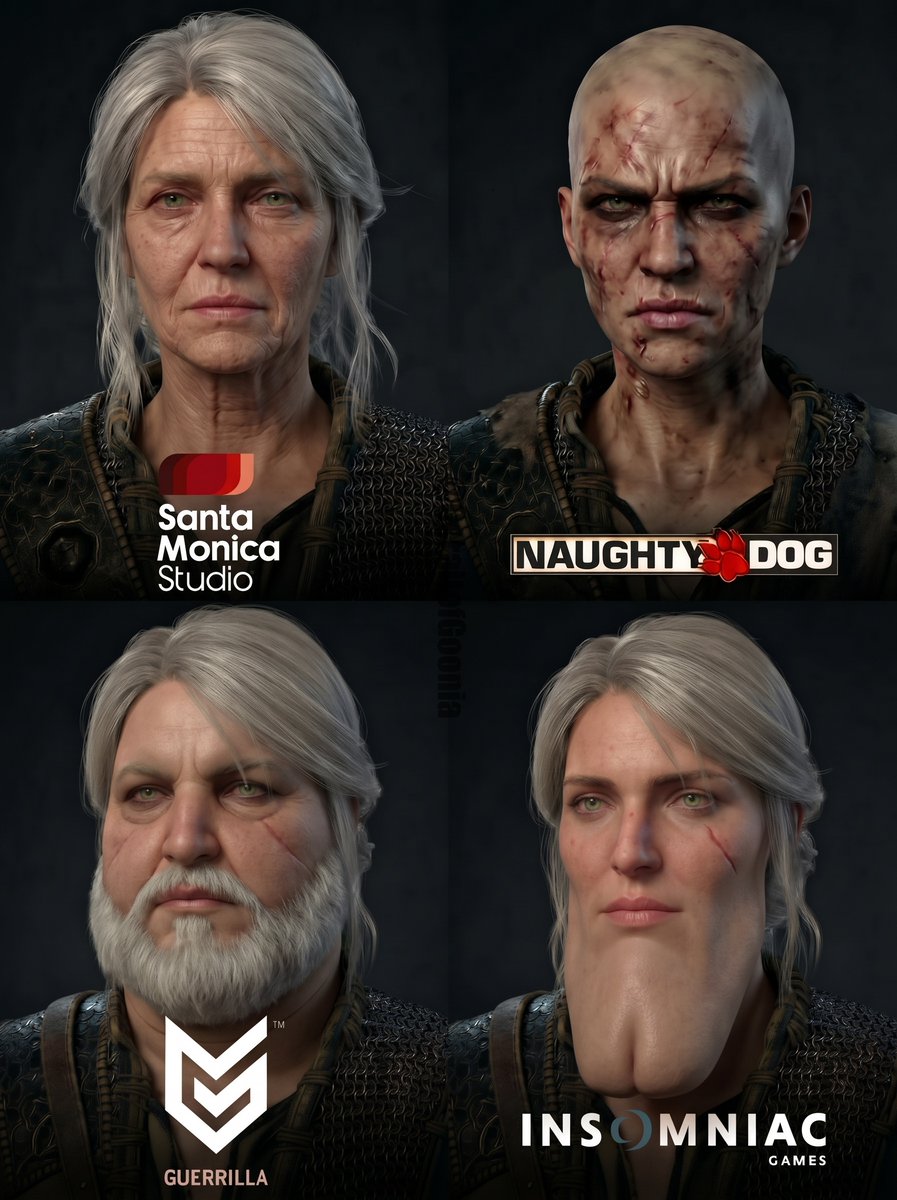 GeraltofGoonia's tweet photo. Here's what Ciri would have looked like in The Witcher 3: Remastered if it was made by Sony's studios
https://t.co/mK6H0btCwi https://t.co/xg9u48Z8l5