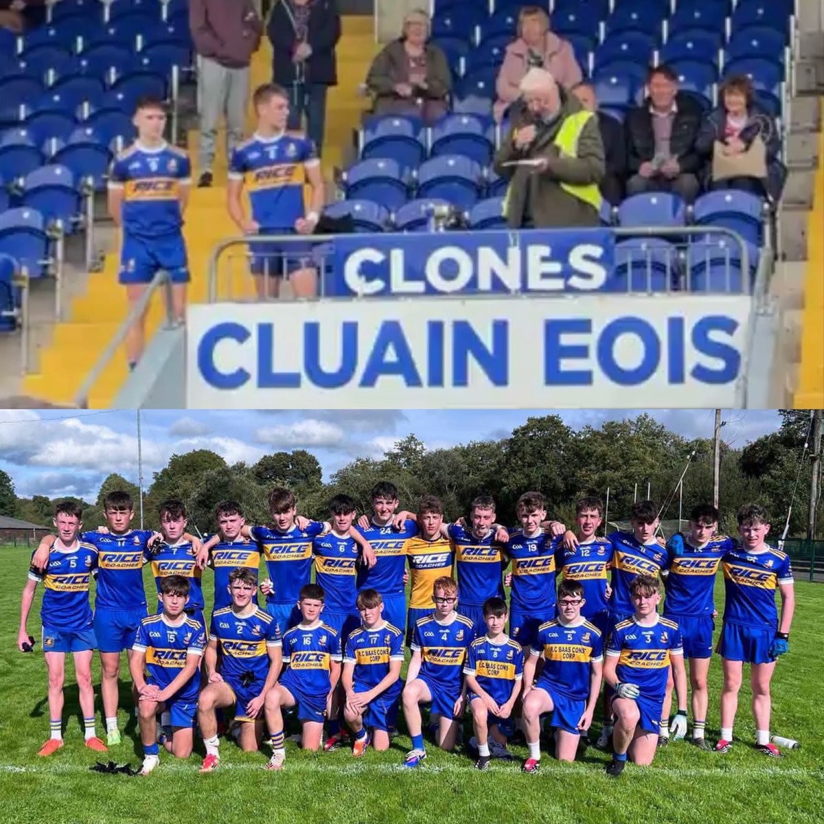 monaghangaa's tweet photo. 🏆 𝐏𝐚𝐭𝐫𝐢𝐜𝐤 𝐎́𝐠𝐬 𝐬𝐞𝐚𝐥 𝐭𝐡𝐞 𝐝𝐞𝐚𝐥! 🏆 𝐃𝐢𝐯𝐢𝐬𝐢𝐨𝐧 𝟐 #boguefoodhall 𝐔𝟏𝟔 𝐂𝐡𝐚𝐦𝐩𝐢𝐨𝐧𝐬𝐡𝐢𝐩 𝐰𝐢𝐧𝐧𝐞𝐫𝐬!

𝐂𝐨𝐦𝐡𝐠𝐡𝐚𝐢𝐫𝐝𝐞𝐚𝐬 𝐦𝐨́𝐫 𝐭𝐨 𝐒𝐭 𝐏𝐚𝐭𝐫𝐢𝐜𝐤’𝐬 (@CurrinGAA & @EireOgNaMullai_ ) 𝐔𝟏𝟔 𝐭𝐞𝐚𝐦 𝐚𝐧𝐝 𝐦𝐚𝐧𝐚𝐠𝐞𝐦𝐞𝐧𝐭 𝐨𝐧 𝐚 𝐟𝐚𝐧𝐭𝐚𝐬𝐭𝐢𝐜 𝐚𝐜𝐡𝐢𝐞𝐯𝐞𝐦𝐞𝐧𝐭. 👏

𝐇𝐚𝐫𝐝 𝐥𝐮𝐜𝐤 𝐭𝐨 @KillannyGFC 𝐨𝐧 𝐭𝐡𝐢𝐬 𝐨𝐜𝐜𝐚𝐬𝐢𝐨𝐧.

𝐀 𝐡𝐮𝐠𝐞 𝐭𝐡𝐚𝐧𝐤 𝐲𝐨𝐮 𝐭𝐨 @ClonesGAA 𝐟𝐨𝐫 𝐬𝐮𝐩𝐞𝐫𝐛𝐥𝐲 𝐡𝐨𝐬𝐭𝐢𝐧𝐠 𝐭𝐡𝐞 𝐟𝐢𝐧𝐚𝐥, 𝐭𝐨 𝐜𝐨𝐦𝐩𝐞𝐭𝐢𝐭𝐢𝐨𝐧 𝐬𝐩𝐨𝐧𝐬𝐨𝐫 𝐁𝐨𝐠𝐮𝐞 𝐅𝐨𝐨𝐝𝐇𝐚𝐥𝐥 ,𝐭𝐨 𝐫𝐞𝐟𝐞𝐫𝐞𝐞 𝐑𝐚𝐲𝐦𝐨𝐧𝐝 𝐡𝐢𝐬 𝐨𝐟𝐟𝐢𝐜𝐢𝐚𝐥𝐬 𝐚𝐧𝐝 𝐭𝐨 𝐉𝐨𝐞 𝐰𝐡𝐨 𝐦𝐚𝐝𝐞 𝐭𝐡𝐞 𝐩𝐫𝐞𝐬𝐞𝐧𝐭𝐚𝐭𝐢𝐨𝐧🏆