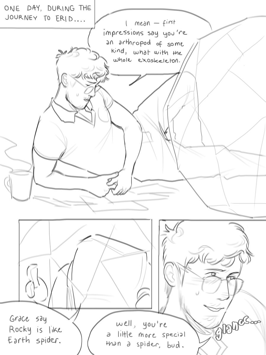sparkspider4's tweet photo. #grocky super nerd vs an actual rock https://t.co/ziO4TnAPns