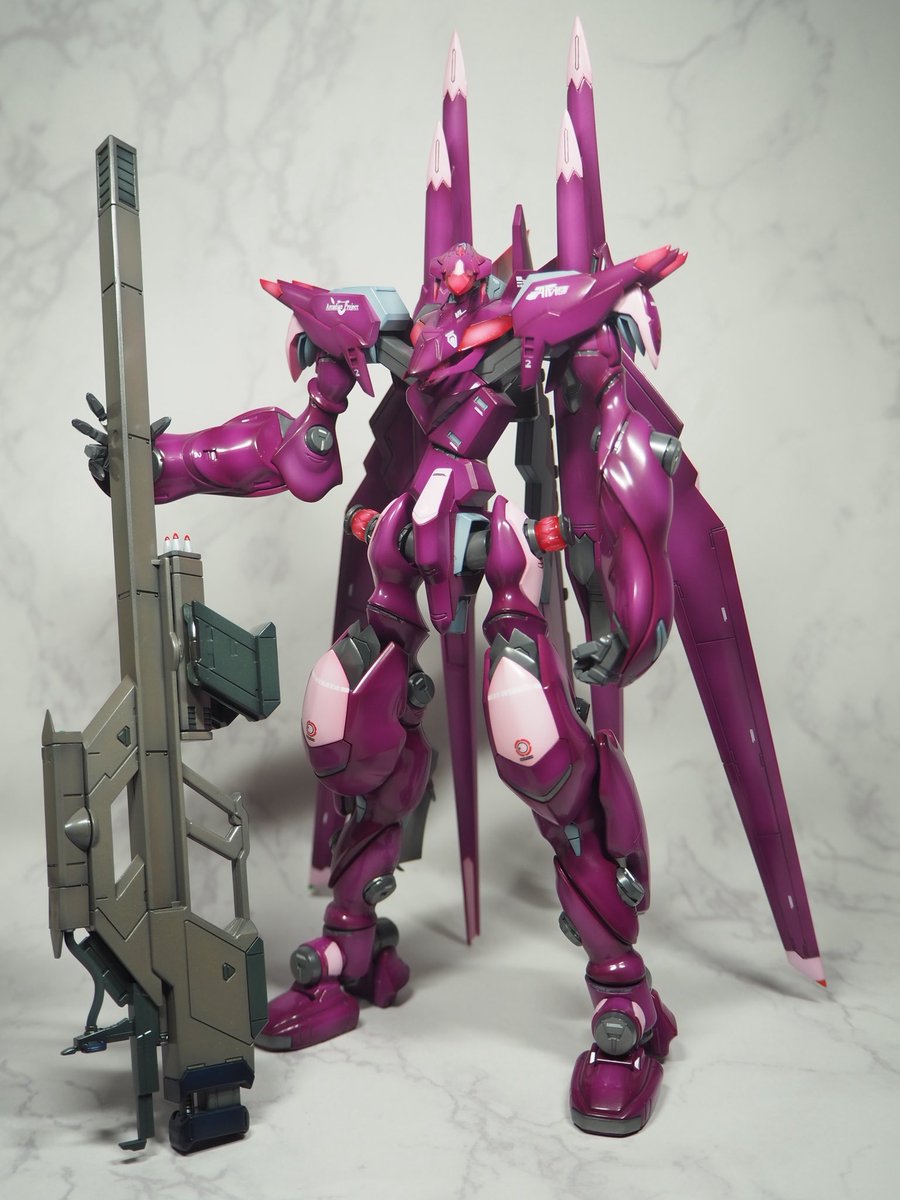 chkin0105's tweet photo. #今月作ったプラモ晒そうぜ 
マークジーベン改アズライール
ネクスポ2026 蒼穹作戦にて展示しました https://t.co/xez6b3N5yj
