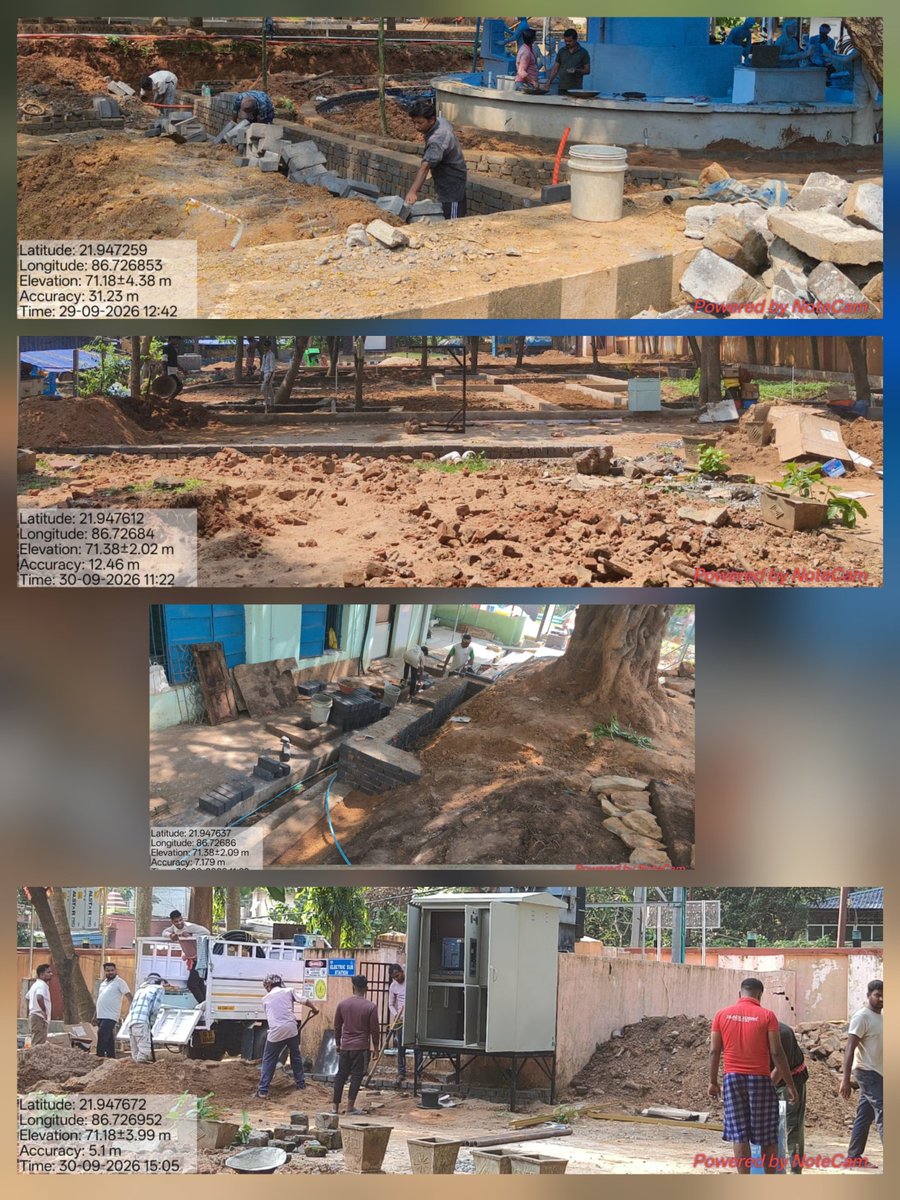 GMwatcobpd's tweet photo. Development works progressing at the 9 MLD Water Treatment Plant, Baripada - including civil, infrastructure and electrical works. Moving ahead towards strengthening reliable and quality drinking water services.

#9MLDWTP #Baripada #WATCO #Odisha #DrinkFromTap https://t.co/EFXMY58xOM