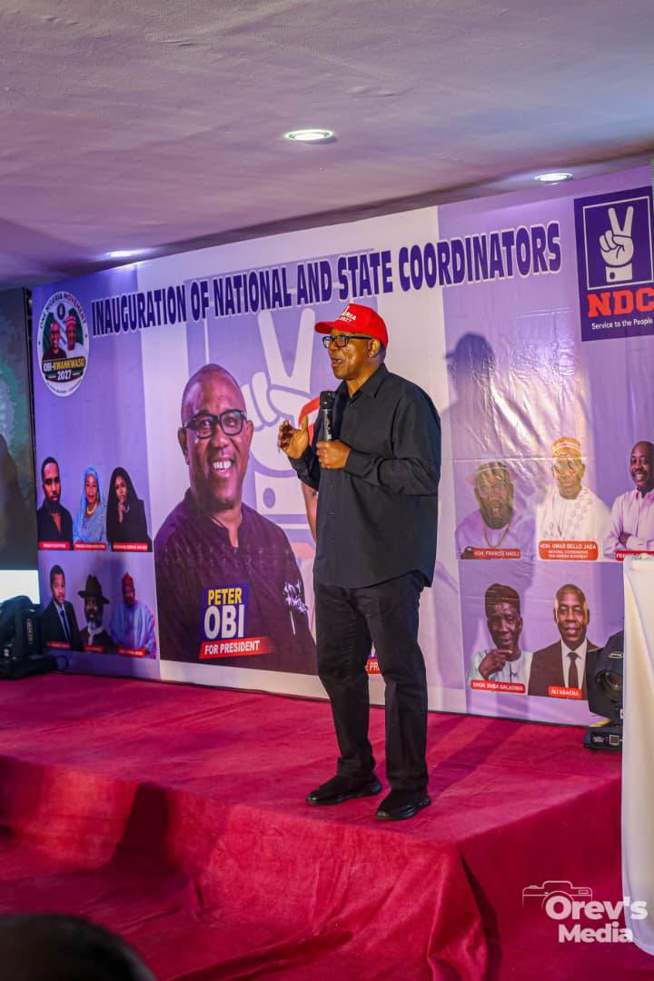onenigeriaogun's tweet photo. OUR NEXT PRESIDENT OF NIGERIA NDC PETER OBI @ ONE NIGERIA MOVEMENT INAUGURATION 2027 is NDC https://t.co/JyWI62YbHY