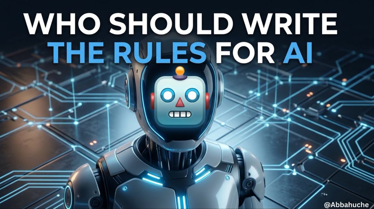 Abbahuche's tweet photo. WHO SHOULD WRITE THE RULES FOR AI? 🌍🤖

AI regulation is already developing across regions, but global rules remain fragmented. Developing nations want a greater voice in shaping AI governance.

Should Africa help write the rules?

#AI #Africa https://t.co/krsNyjJ1Gp