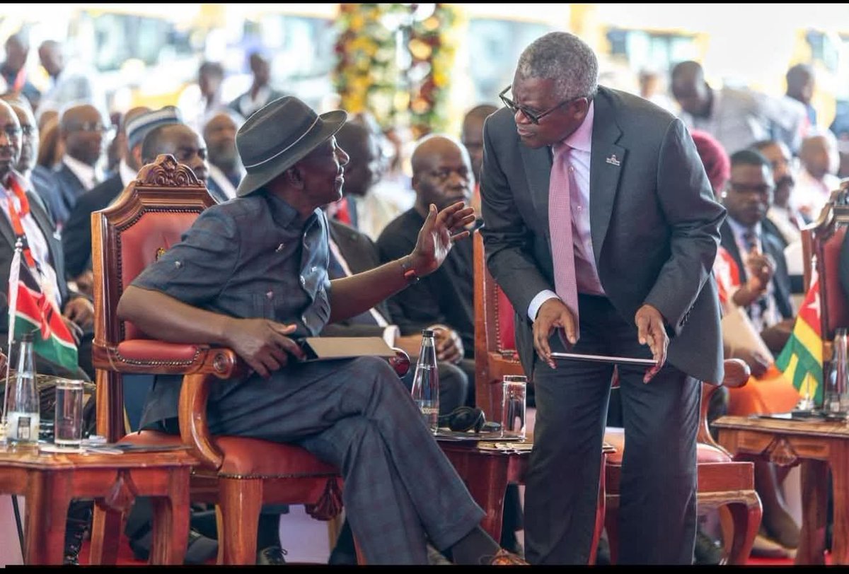 kemboi_charles's tweet photo. @BetaScorecard It started as a joke. President Ruto approached me in April. We met together with Museveni &amp; conceptualised a plan to set up a refinery in Tanga, later settled on Lamu. I must congratulate you W.Ruto because I  don't know the magic you're using on me~Dangote https://t.co/hfkU8cnVQV