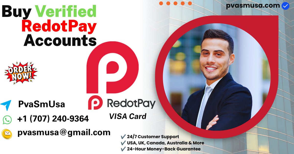 usapvspm's tweet photo. Top 11 Tips for Buying Verified RedotPay Accounts Safely

LInk : https://t.co/C50gJgbMR0

––➤Email: pvasmusa@gmail.com
––➤Telegram: PvaSmUsa
––➤WhatsApp: +1 (707) 240-9364

#RedotPay #Accounts #Verified #Buying  #pvasmusa #business #marketing https://t.co/1cQamTwgYd