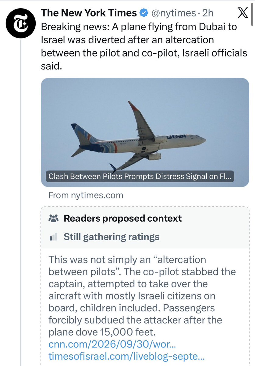 EYakoby's tweet photo. Anything that happens to Israelis, the NYT downplays.

Anything that happens to Palestinians they exaggerate and then issue a correction. https://t.co/2TsK4DF0nX