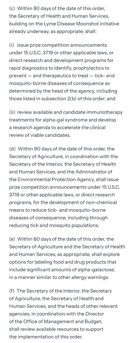 ZachBIsrael's tweet photo. Trump signed an executive order yesterday directing federal agencies to develop and implement, by November 27, a campaign across Washington, D.C. to reduce, by 2028, invasive mosquito populations by 90% &amp; tick populations by 50%: https://t.co/0FkpahWnrO @chenderson https://t.co/svmnl6zZLF