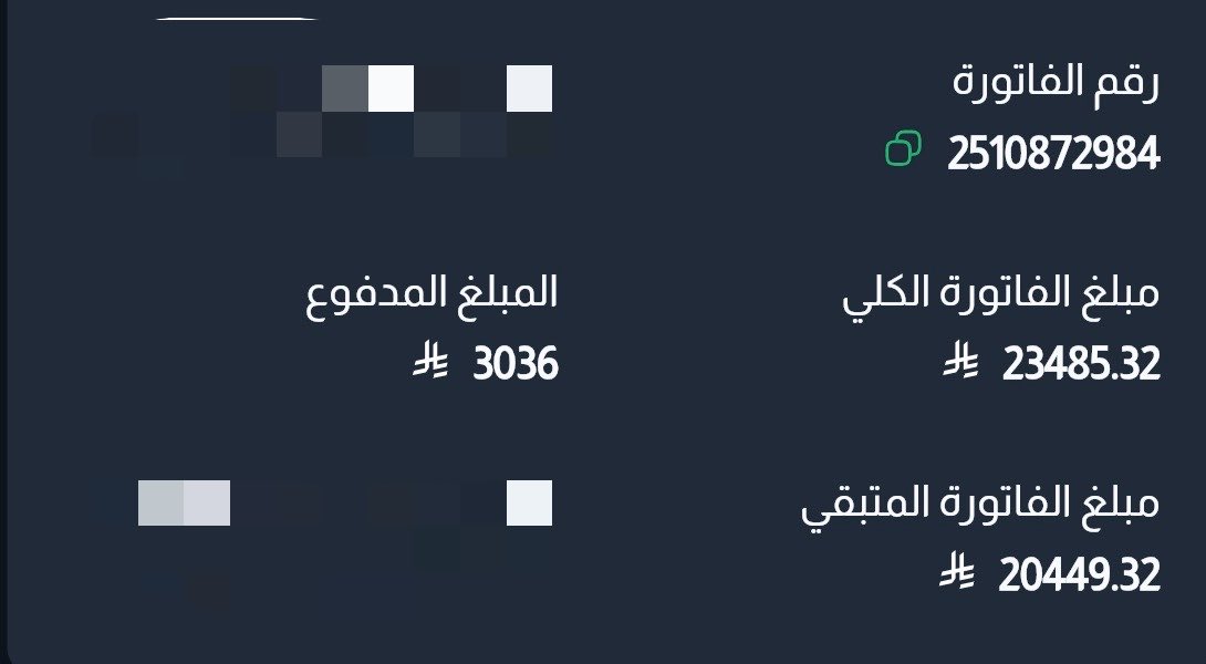 Ghadi719's tweet photo. الحمدلله حمداً كثيراً طيباً مباركاً فيه نزلت الفاتورة 50 اضافية المتبقي الان 20449 🤲🤲 https://t.co/gairXE0aOH