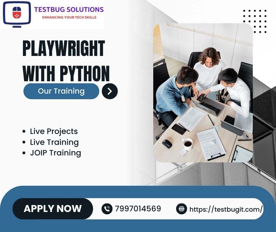 molletibalu's tweet photo. Learn Playwright with Python Testing Training with AI in Hyderabad 
https://t.co/XVzD7BuX3J
Get Directions: https://t.co/DzxEGYEvnz
#playwrightwithPythontesting #playwrightwithpythonTraining #playwrightwithpythonautomation #softwaretesting #testingtools https://t.co/gq5WII5MnM
