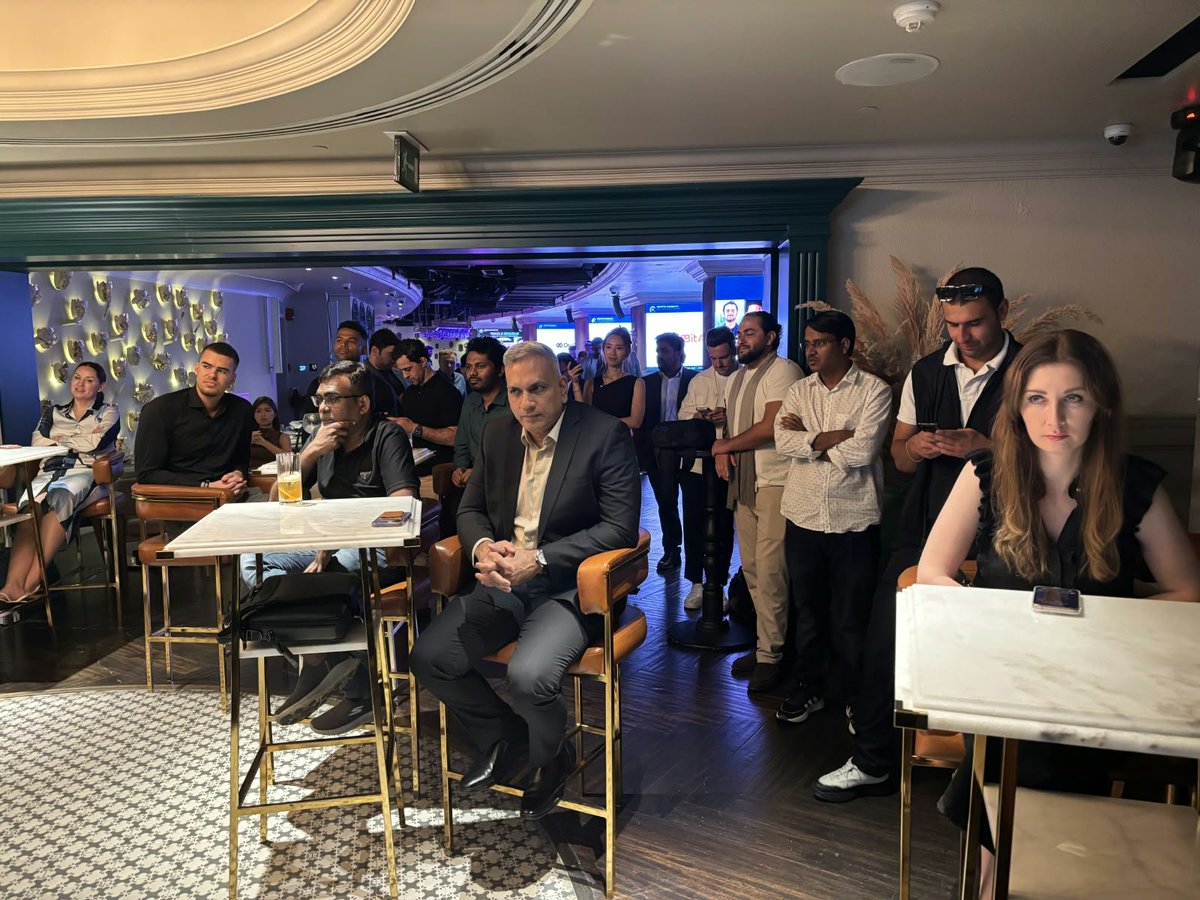 CryptoMondaysME's tweet photo. CryptoMondays, the world’s largest in-real-life Web3 community, officially launched its MENA chapter on Monday, Sept 28, Led by Vaibhavv Ali, co-founder of Cryptonite UAE, the launch successfully connected industry leaders, investors, and founders.
Shoutout to all the partners 👇 https://t.co/qpqb17repX