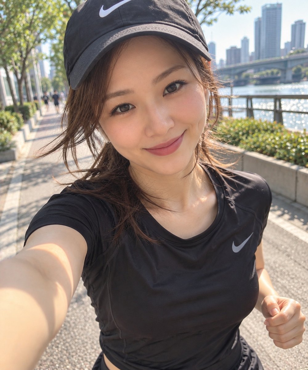 ex3tribe's tweet photo. 昨日飲みすぎちゃったから朝からランニング♡

食べた分痩せるぞーーーー
誰か一緒に色んな運動しよ？♡ https://t.co/ZLL4g3PxhT