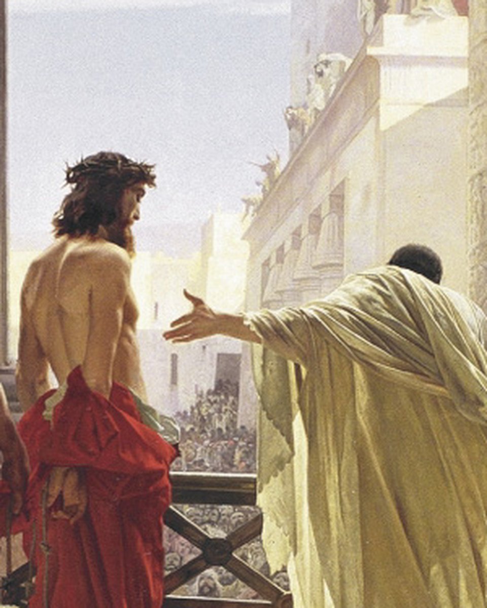FscoMer's tweet photo. Trascuriamo spesso la 𝐧𝐮𝐝𝐚 𝐯𝐞𝐫𝐢𝐭𝐚̀ 𝐝𝐞𝐥𝐥𝐚 𝐥𝐢𝐧𝐠𝐮𝐚.
Cristo 𝐧𝐨𝐧 𝐩𝐫𝐨𝐧𝐮𝐧𝐜𝐢𝐚 l'imperativo 𝐒𝐄𝐆𝐔𝐈𝐓𝐄𝐌𝐈. A seconda di ciò che diciamo, il significato della narrazione cambia 

In foto: particolare di Ecce Homo, Antonio Ciseri (1821–1891) https://t.co/gJnXYSwgRP