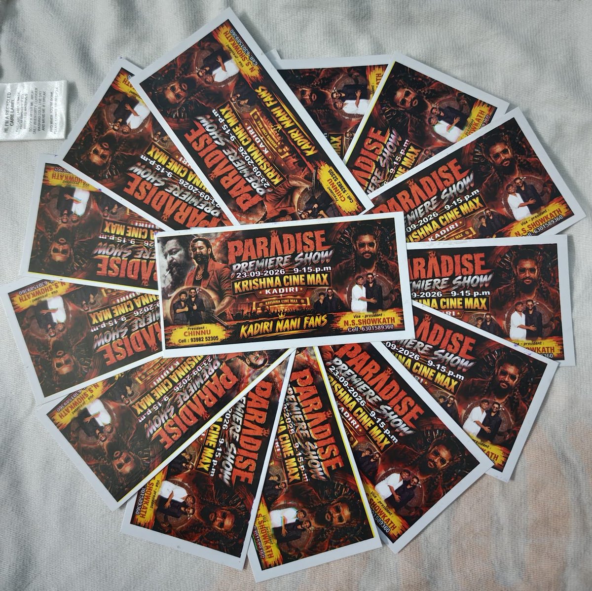 AswanthNani1's tweet photo. @NameisNani 29) Kadiri - Krishna Cinemax Fans Show by Kadiri Nani Fans ❤️🔥 https://t.co/wzHb6FG4DH