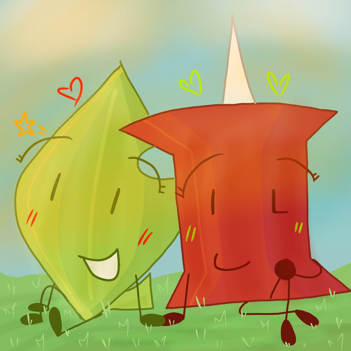 pinfectionism's tweet photo. im alive ok!! here have lesbians

#bfdi #leafpin https://t.co/o5EN6Oulr3