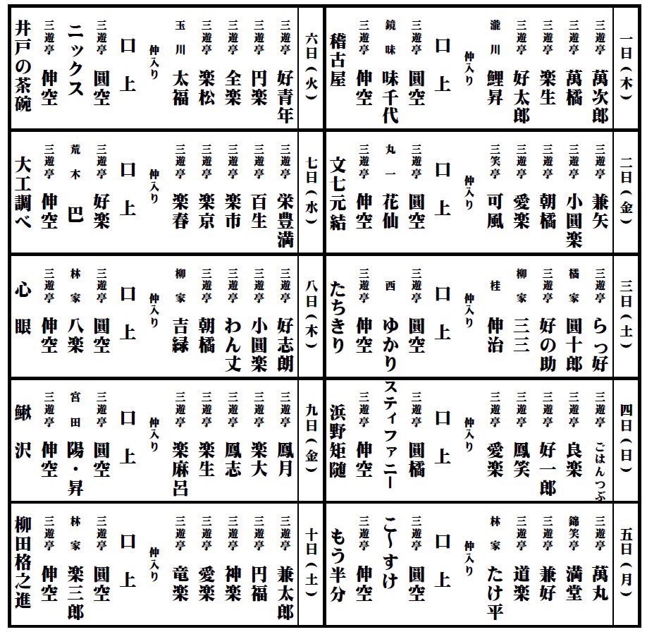 shinkuu_3ut's tweet photo. いよいよ‼️
明日10月1日から10日まで
お江戸両国亭にて
樂八改メ三遊亭伸空真打昇進披露興行が始まります！
豪華ゲストをお招きし毎日ネタ出しで10日間トリを務めさせていただきます。
興行中は物販もございますので皆様お誘い合わせの上どしどしお越しをお待ち申し上げております🙇🏻‍♀️ https://t.co/MIx0G101e4