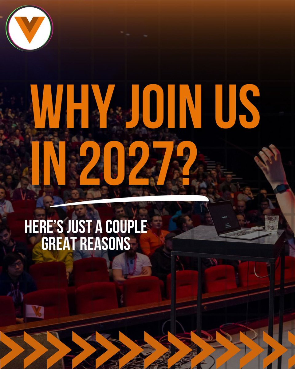vuejsamsterdam's tweet photo. Why join us for Vuejs Amsterdam in 2027?
Well here's just a couple of great reasons 👇️
#vuejsamsterdam #vue #vuejs https://t.co/v1j7caf4Gl