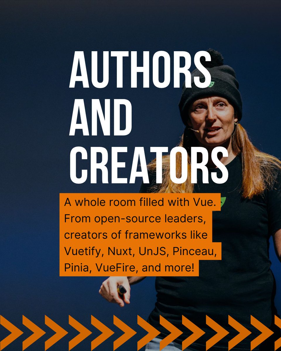 vuejsamsterdam's tweet photo. Why join us for Vuejs Amsterdam in 2027?
Well here's just a couple of great reasons 👇️
#vuejsamsterdam #vue #vuejs https://t.co/v1j7caf4Gl
