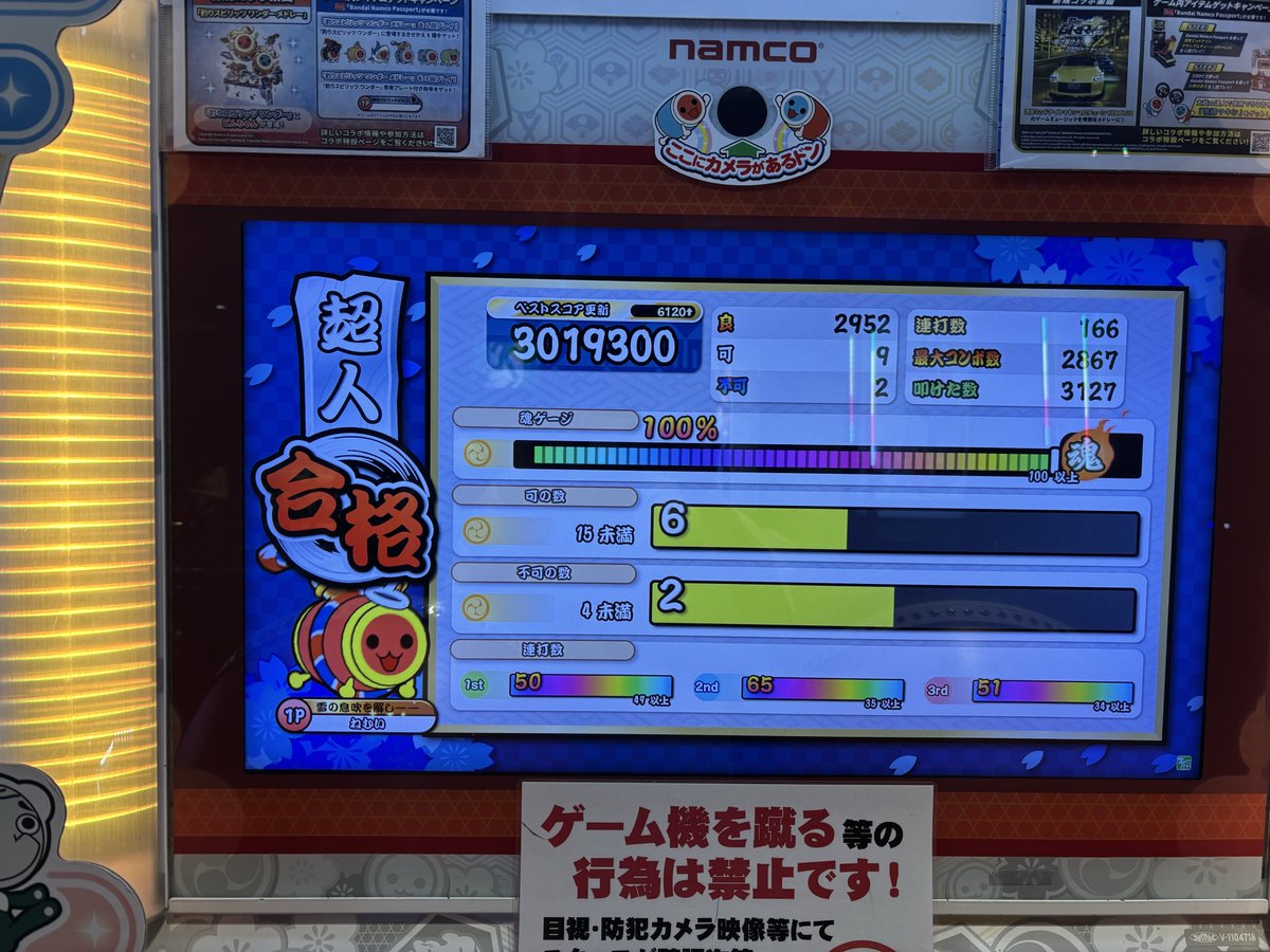ki__ro_'s tweet photo. 段位道場2026超人合格！！！！
前座が安定しなくて辛かったけど終わって良かった😭😭
達人は知らん！ https://t.co/3KAfz0RYlZ