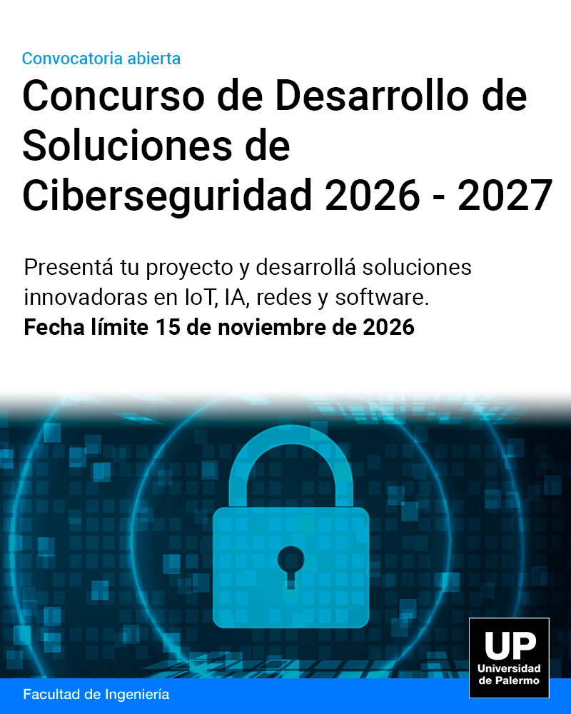 udepalermo's tweet photo. 🔐 Sigue abierta la convocatoria del Concurso de Desarrollo de Soluciones de Ciberseguridad 2026-2027 de la Facultad de Ingeniería UP.

Equipos desarrollan propuestas frente a desafíos reales de ciberseguridad. Presentación de proyectos hasta el 15/11.

👉 https://t.co/l5kGWmPplT https://t.co/Pbq4X8e5YA