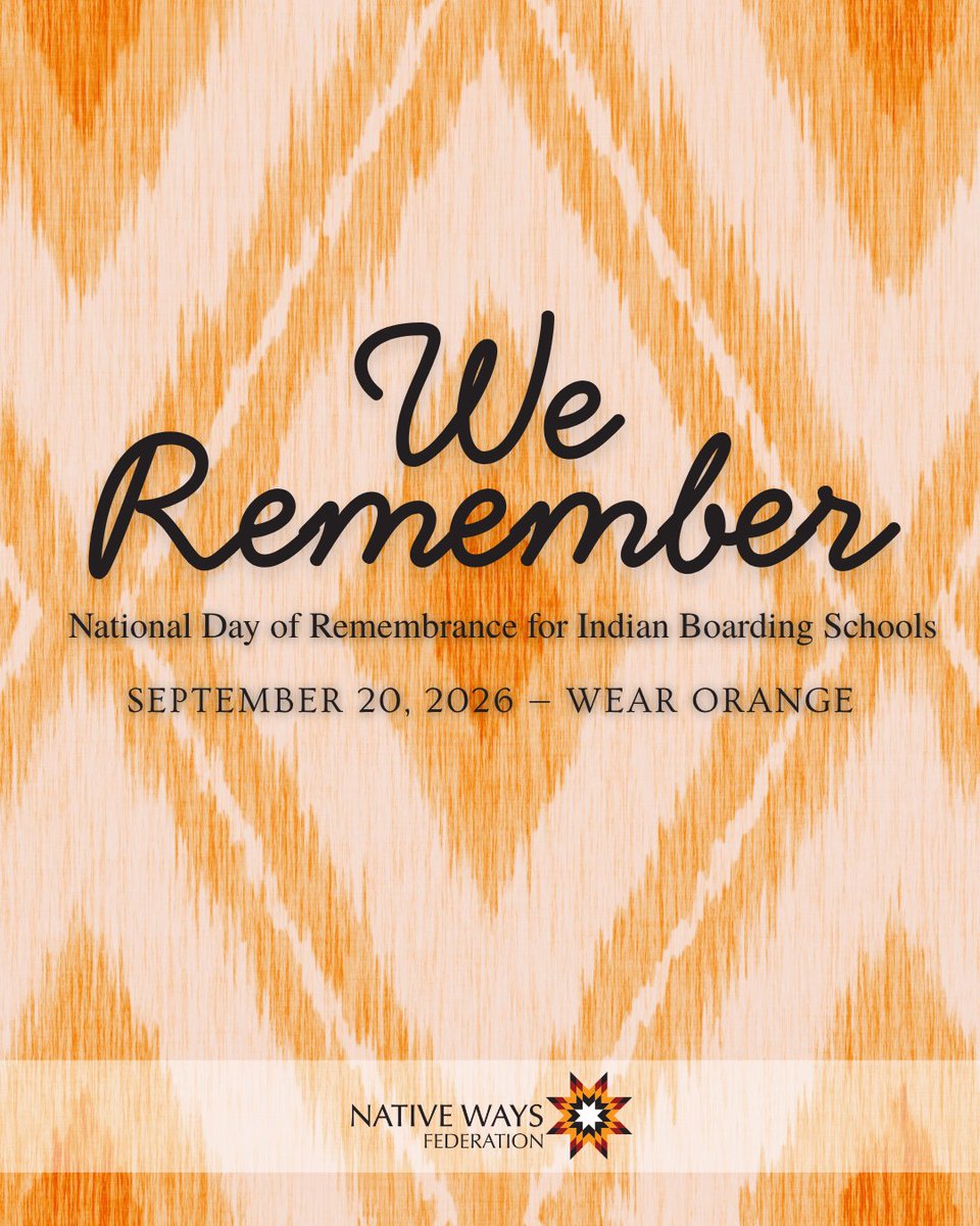 native_ways's tweet photo. We honor the Native children and families whose lives were impacted by the boarding school era. Search our Native Nonprofit List to find organizations supporting boarding school healing, language and cultural revitalization, and more. 

🔗 https://t.co/LKThu6JDHQ https://t.co/qXl2Ux4dso