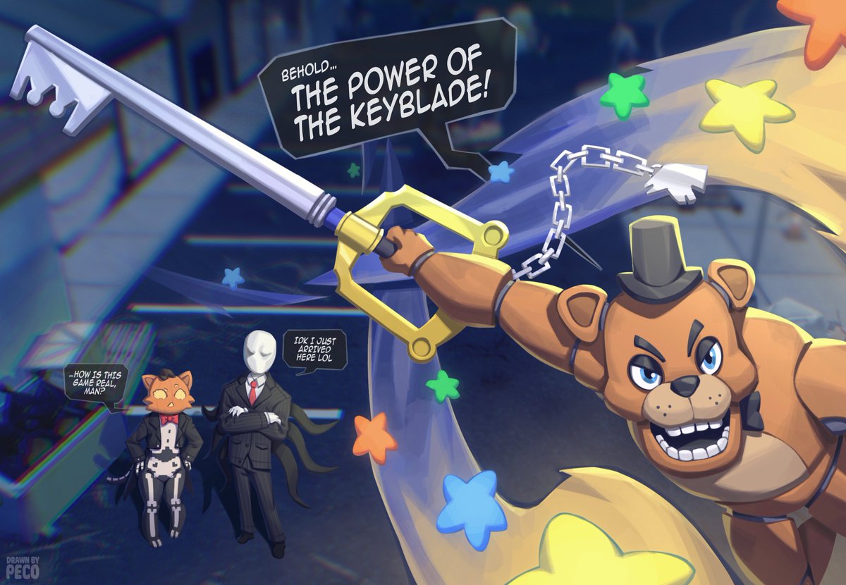 Outrage_MK2's tweet photo. Freddy Fazbear in Fortnite
#Fortnite #FortniteArt #Fortnitemares https://t.co/VGLJcAOYUi