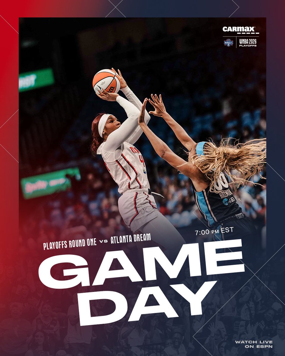 WashMystics's tweet photo. Game 2️⃣ at home.

Bring everything, leave nothing.

@CarMax https://t.co/LL0VKLoTAL