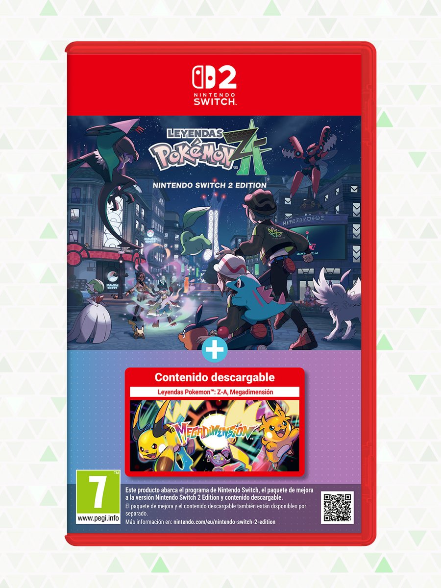 NintendoES's tweet photo. El 29 de octubre, se pondrá a la venta un pack físico de #LeyendasPokemonZA – Nintendo Switch 2 Edition junto con el contenido descargable «Megadimensión». ¡La compra también incluirá un código para conseguir 100 Ultra Balls! https://t.co/qerDnQUpld