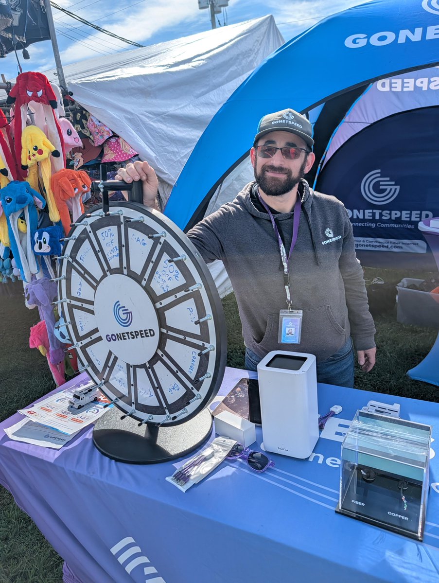 GoNetspeed's tweet photo. GoNetspeed associates Andrew and Russell were recently at the Berlin Fair all four days where that had the chance to speak with attendees about GoNetspeed and to show off the new GoNetspeed inflatable tent! https://t.co/bTq6WmCrsh