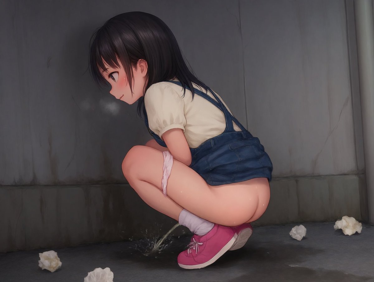 teraoshikko's tweet photo. とある公衆トイレ
しかし老��化で閉鎖されてしまっている
そこへ尿意を催した少女が
なんで！？ここにトイレはあるのに…！
そして今日もまた1人
吸い込まれるようにトイレ裏の暗がりへ…… https://t.co/i4IwIuXFXo