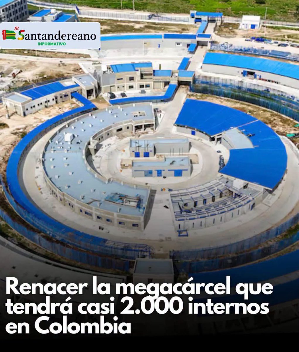 waldoalarconho1's tweet photo. La megacárcel al estilo CECOT (Renacer), concebida en el gobierno Duque y robados sus recursos en el gobierno del drogo Petro para impedir su construcción. El gobierno de Abelardo dio su continuidad y ya está así para albergar a los presos más peligrosos del país. #Magdalena https://t.co/LRKVddGrth