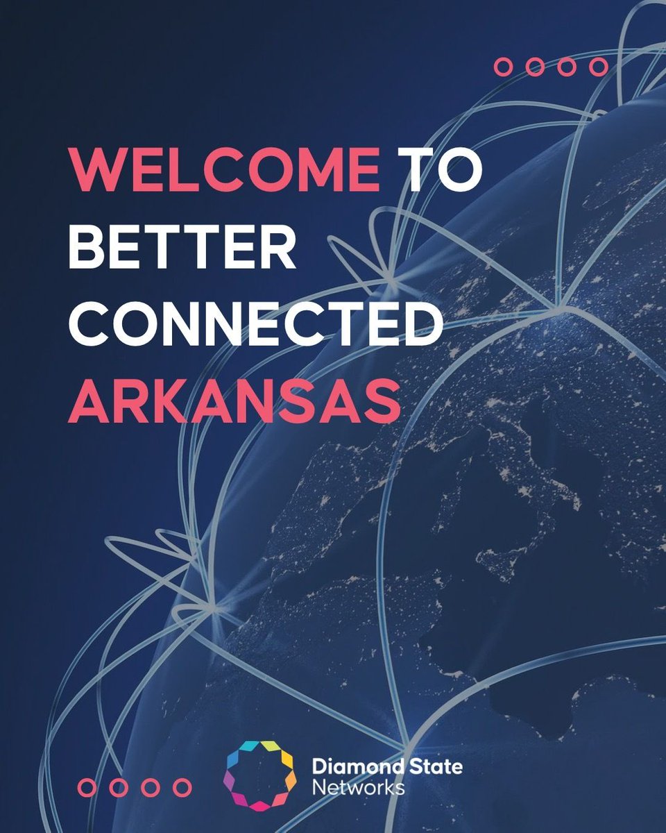 DiamondStateNet's tweet photo. As September closes, DSN's work continues. Every mile of fiber. Every county covered. Every last-mile provider we support. It all adds up to one thing: an Arkansas where connectivity is no longer a barrier, it's a foundation.

#MiddleMileMatters #ArkansasConnected #DSN https://t.co/e5ChYqJLbx