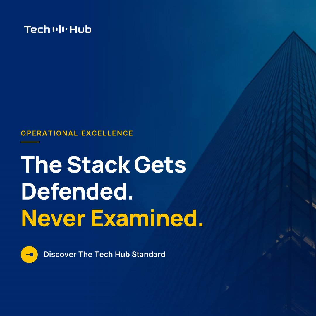 techhubus's tweet photo. Ask why a system was chosen and watch the room go quiet.
The people who decided are gone. The constraints they solved for are gone. Nothing was written down.
So the stack gets defended instead of examined.
#OperationalExcellence #TechnologyStrategy #TechHub https://t.co/Znfjkui0OD