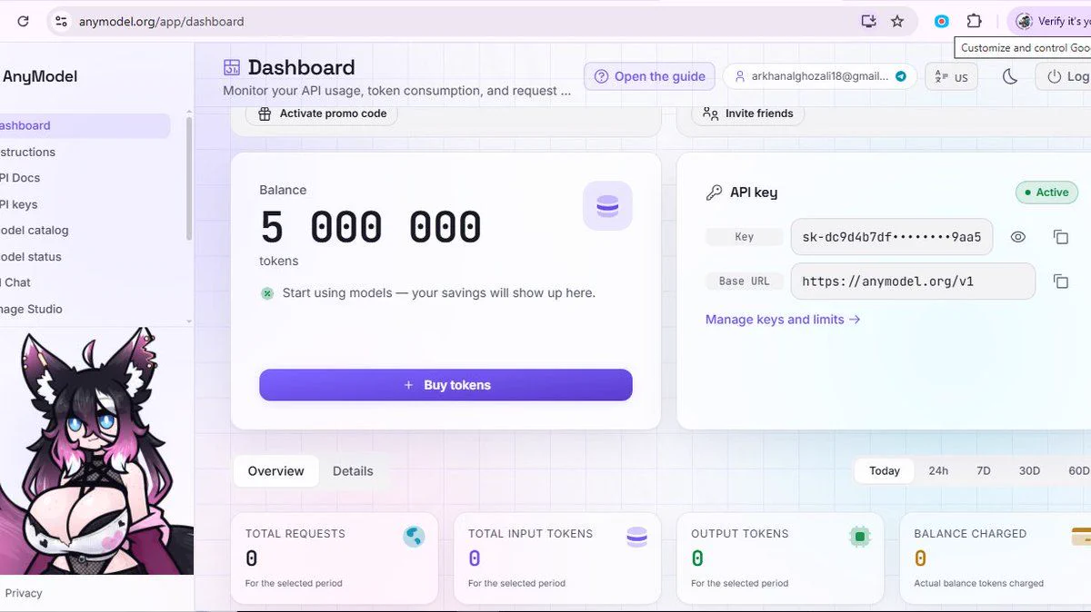 𝕏AID ADIL 👨‍💻 on X: "FREE 5 MILLION AI TOKENS Another free AI API just ...