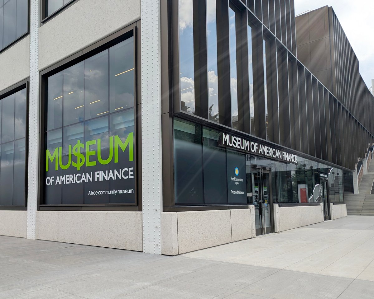 BluEdgeTM's tweet photo. A look inside the Museum of American Finance’s new home in Boston. This gallery highlights how BluEdge helped bring the space to life across six galleries and seven inaugural exhibits through custom fabrication, graphics, and installation. https://t.co/jj1FdCc11w