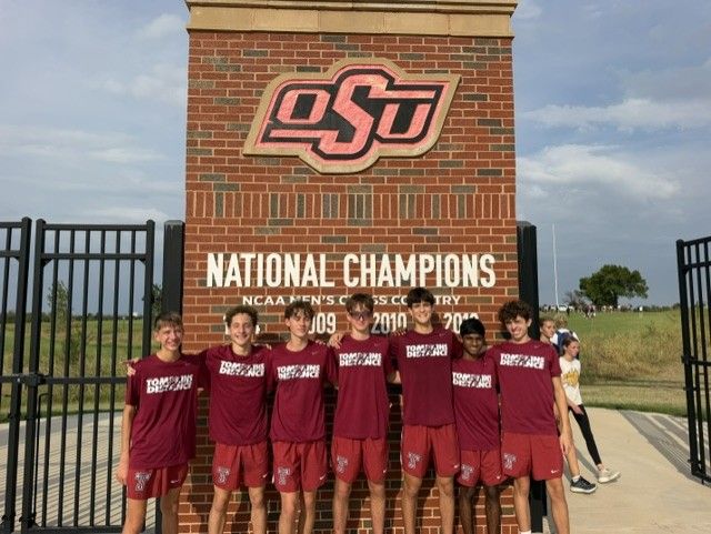 TompkinsHS's tweet photo. 🏃‍♀️ FALCONS WERE FLYING IN STILLWATER! 🏃‍♂️

Congratulations to our Tompkins Cross Country Team on a great race last week at Oklahoma State University! 

Bailey Pipes won the large school girls 5K race by 40 seconds and set a course record with an amazing 17:49 time!

We also had several top 20 finishers:
Out of 347 girls; Bailey Pipes placed 1st and Kendall Maloy placed 17th!
Out of 423 boys; Carter Maloy placed 12th and Jackson Armenta placed 18th!
Out of 36 teams, the girls placed 3rd.
Out of 39 teams, the boys got 11th.

What a race, Falcons! Way to run fast, race hard and represent the Nest!

#tfw #fp1440