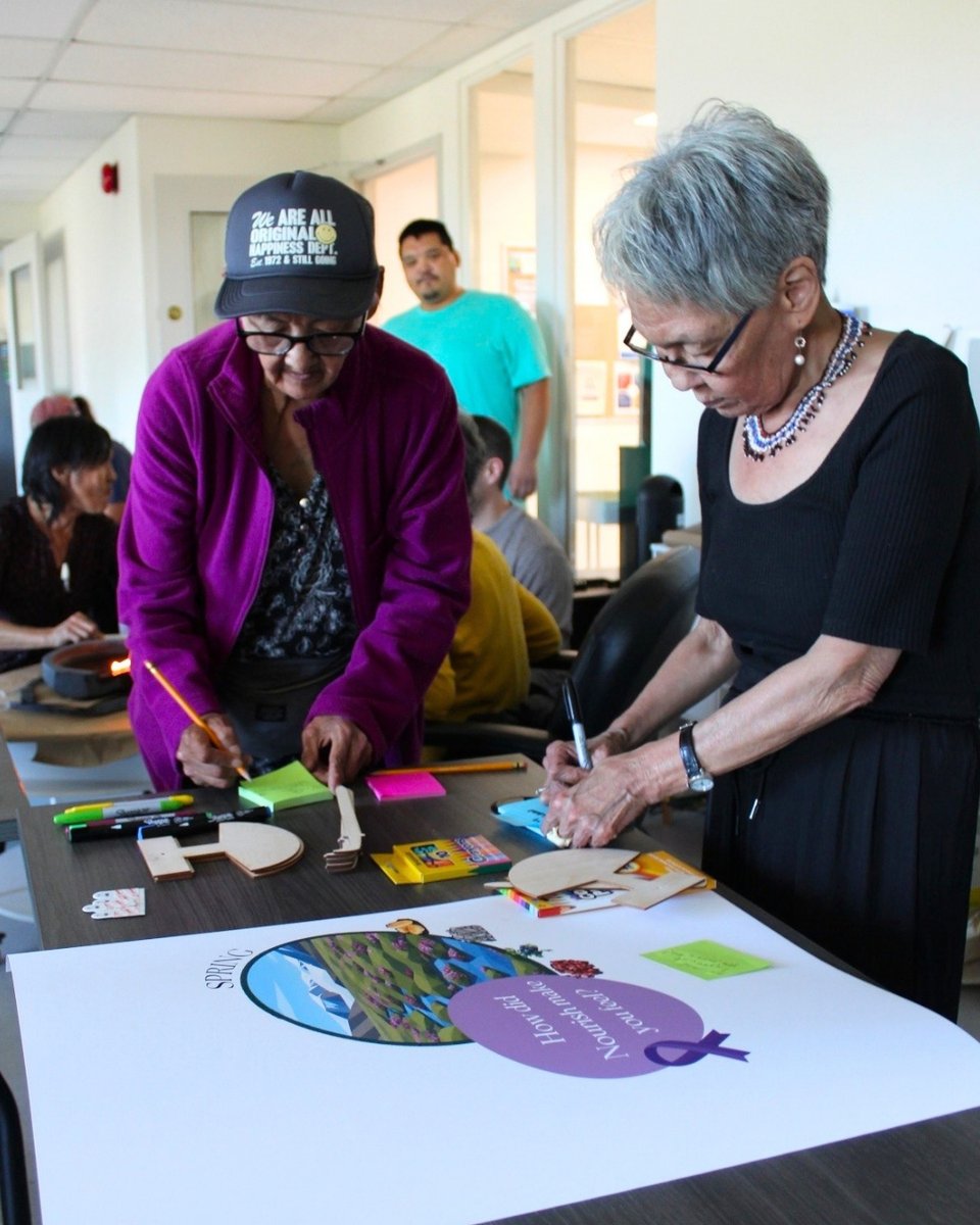 WellspringCAN's tweet photo. Today, on #TruthAndReconciliationDay, we honour the voices of Inuit Elders and community members who are helping shape Nourish for the Inuit Community. Thank you to our partners @TIOntario and @OttawaCancer for working together to build culturally grounded #cancersupport. https://t.co/Npw4cWx8ee