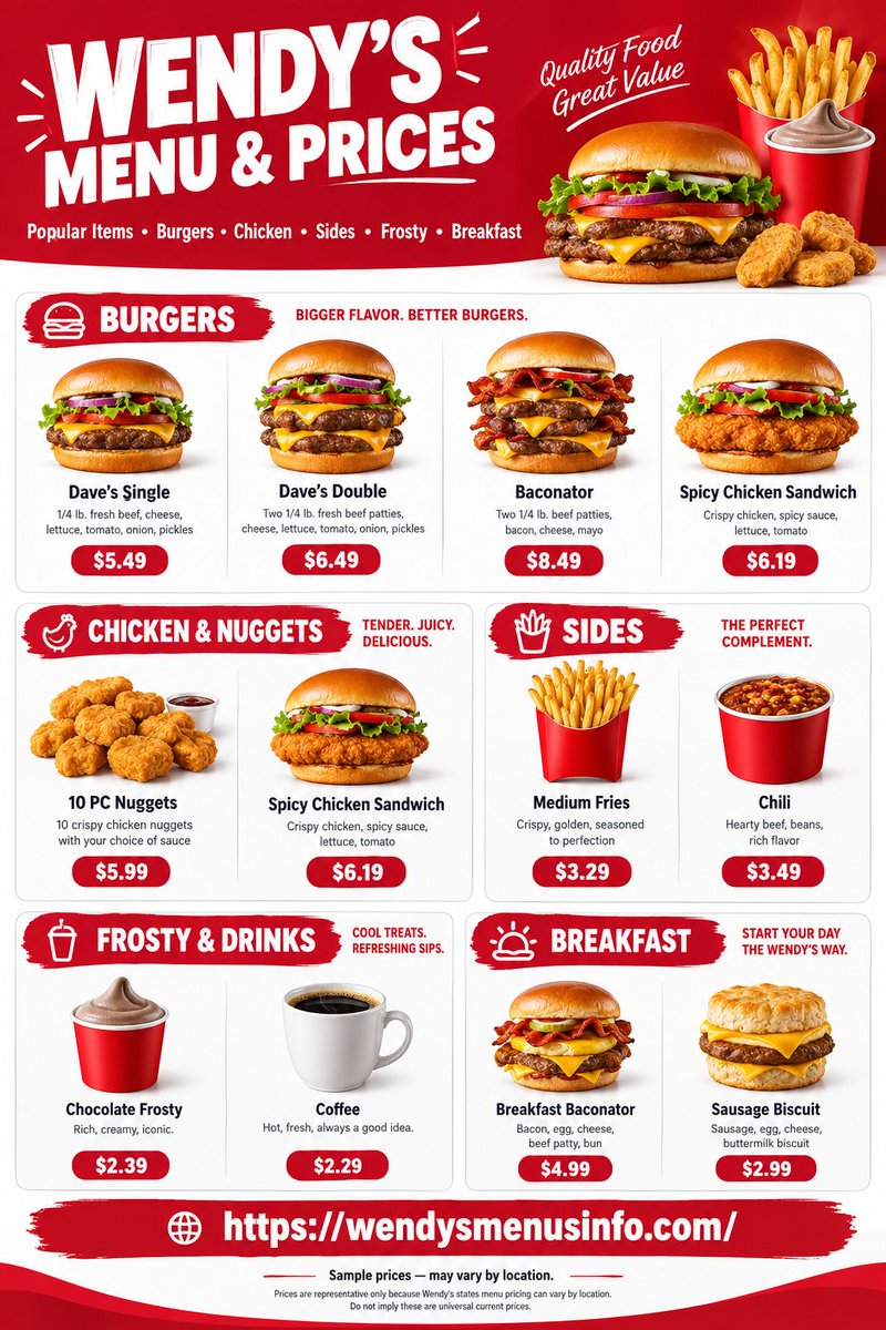 MenuWendys21's tweet photo. Wendy’s menu, Wendy’s menu prices, Wendy’s prices, Wendy’s food menu, Wendy’s burgers, Wendy’s chicken, Wendy’s nuggets, Wendy’s breakfast menu, Wendy’s Frosty.https://t.co/RjfyO4nOIn https://t.co/WG5MVrWbKS