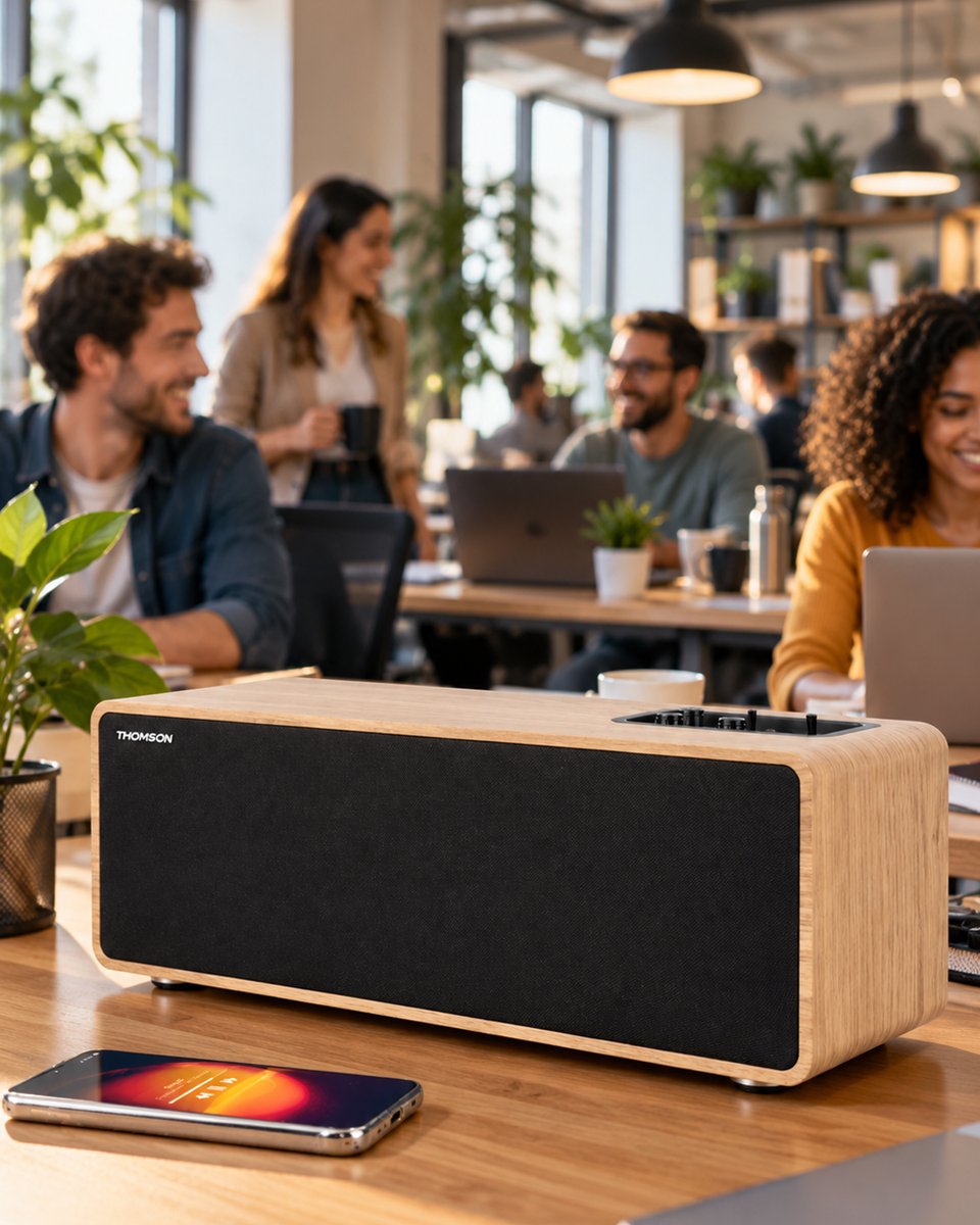 BigbenFrance's tweet photo. L'enceinte résidentielle #WS852 de Thomson allie un design renversant avec les dernières technologies (Bluetooth/ARC/RCA/USB/Optique/AUX) ! 🔊
Idéal pour diffuser votre musique partout, du bureau à la maison ou en soirée ! 👉 https://t.co/acyOaruToh
#ThomsonAudio #ToutEnMusique https://t.co/uDGGWbOTRq