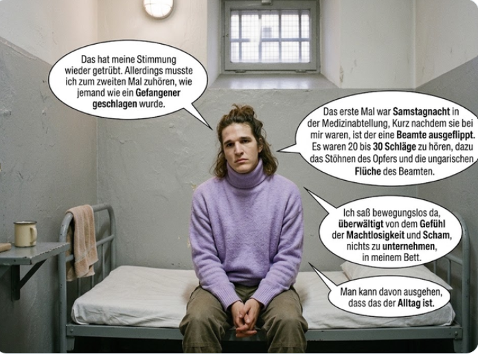DerGanesha's tweet photo. Darf ich euch das Martyrium der armen Maja vortragen ? Das will sie im Knast im Ungarn erleben haben, die arme Frau 

#Freebienemaja https://t.co/ima8g1WpRC