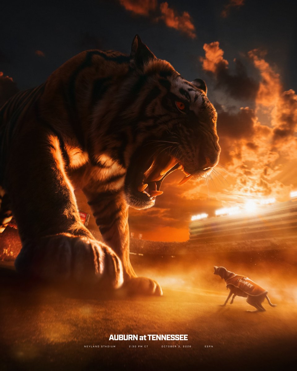 AuburnFootball's tweet photo. Game 5 • Showdown on Rocky Top 🦅 https://t.co/xi6KIKUVND