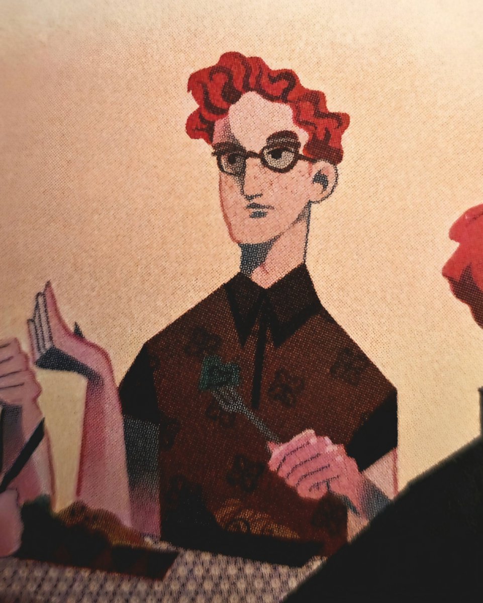 Star_Sojourn's tweet photo. @outroweasley Straight out of the book almost. Its scary how perfectly the cast is matching the books this time around. Did you see Percy yet with his art? Its the hair, but also the jaw line, nose.
How are the casting directors finding perfect copies 🤍 https://t.co/7qvLFK0f4V