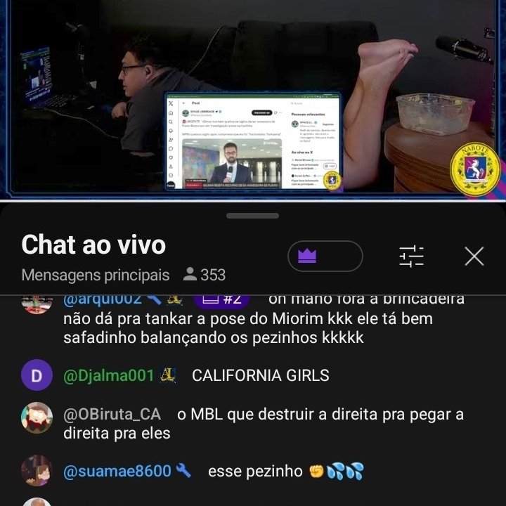 Gigapardos's tweet photo. Miorim adotou a estratégia da bianquinha, o Alta Linguagem tá em crise mesmo https://t.co/53p5aNKqTA