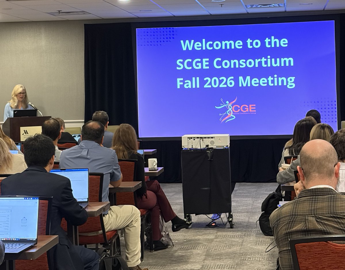 somaticediting's tweet photo. Starting our Fall 2026 SCGE Consortium meeting with opening remarks from Dr. Amy Adams. https://t.co/llHIT8GBIk
