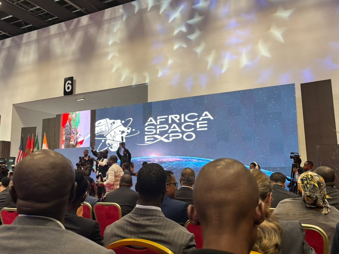 CanEmbCI's tweet photo. The African space sector in action in Abidjan! 🚀

Our trade commissioners participated in the 1st Africa Space Expo, a continental trade show dedicated to space innovation.

Proud to support the delegation 🇨🇦 and explore business opportunities in this growing sector. @TCS_SDC https://t.co/XOAOWERSmV