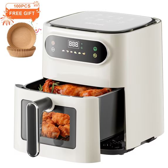 r0melP's tweet photo. #WalmartPartner Walmart has a massive markdown deal on this Hicloud 7.5-quart air fryer right now. It is currently on sale for $49.97, down from its regular price of $159.99. Details and link here:https://t.co/L45LWteCxU https://t.co/iBOuYUBkBZ