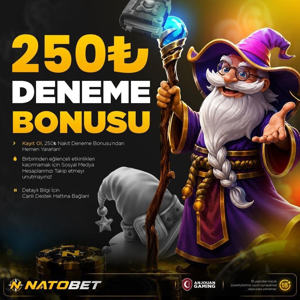 SelinAK054's tweet photo. 🌟 Slot tutkunları için kazanç kapısı ardına kadar açıldı!

🍒 Pragmatic oyunları #Natobet kalitesiyle rekor ödemeler yapıyor.
🎁 Çevrimsiz Deneme Bonusu ile ilk spinini hemen gönder!

👉 Link: https://t.co/XGIbx4Arf1

#natobet #casibom #jojobet #meritking #denemebonusu https://t.co/BhiP5hoPx4