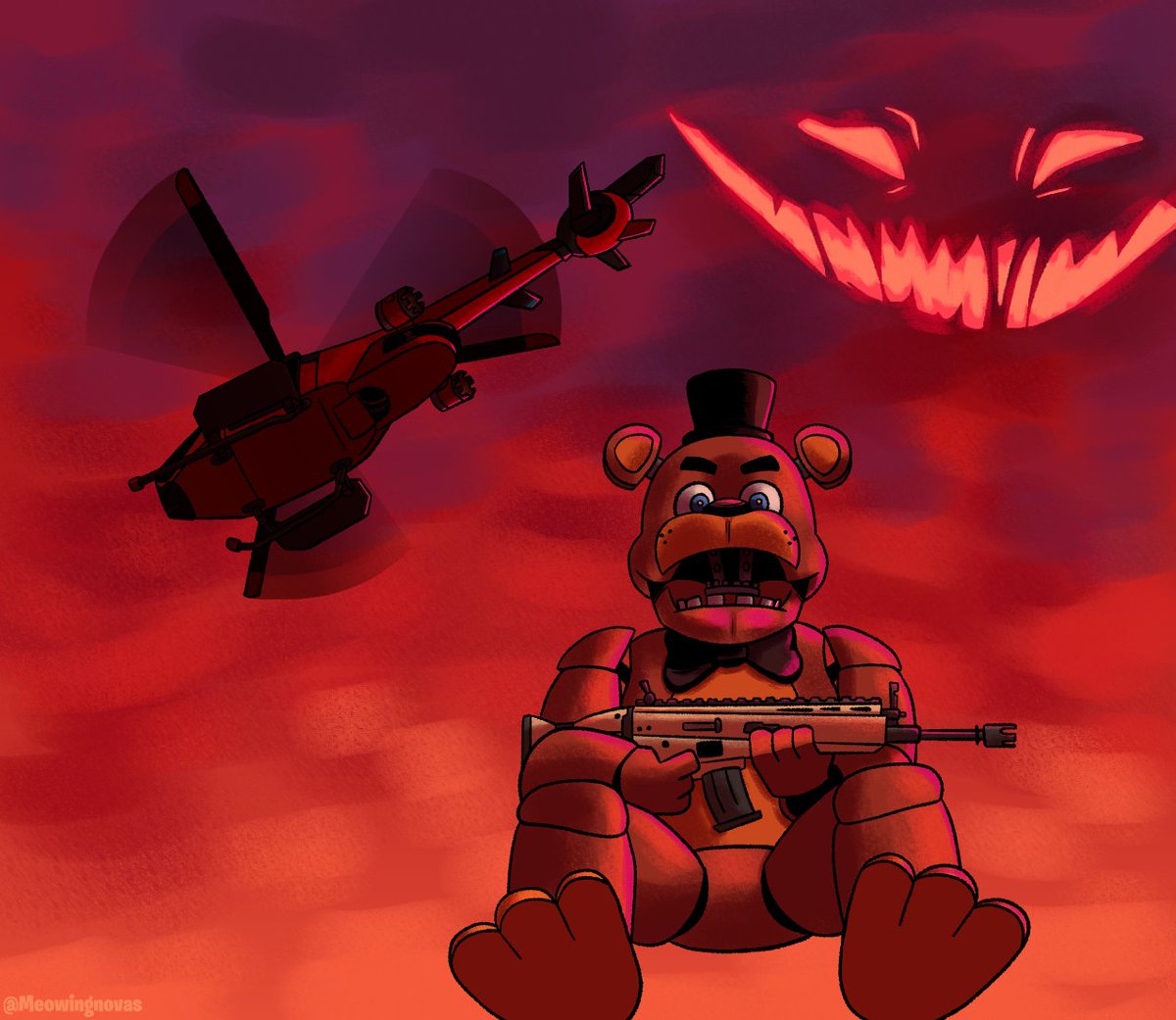 Meowingnovas's tweet photo. Deploying Freddy Fazbear
#Fortnite #FortniteArt #FNAF https://t.co/Bkt2UjeDfJ
